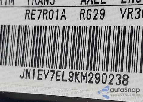 2019 Infiniti Q60 3.0T Luxe z USA, uszkodzony, nr VIN JN1EV7EL9KM290238